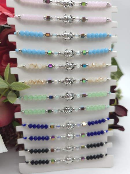 Schildkröten Armbänder bunt